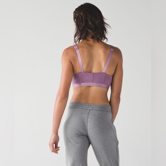 Lululemon Soulful Heathered Dusty Mauve Bra - Picture 2 of 7